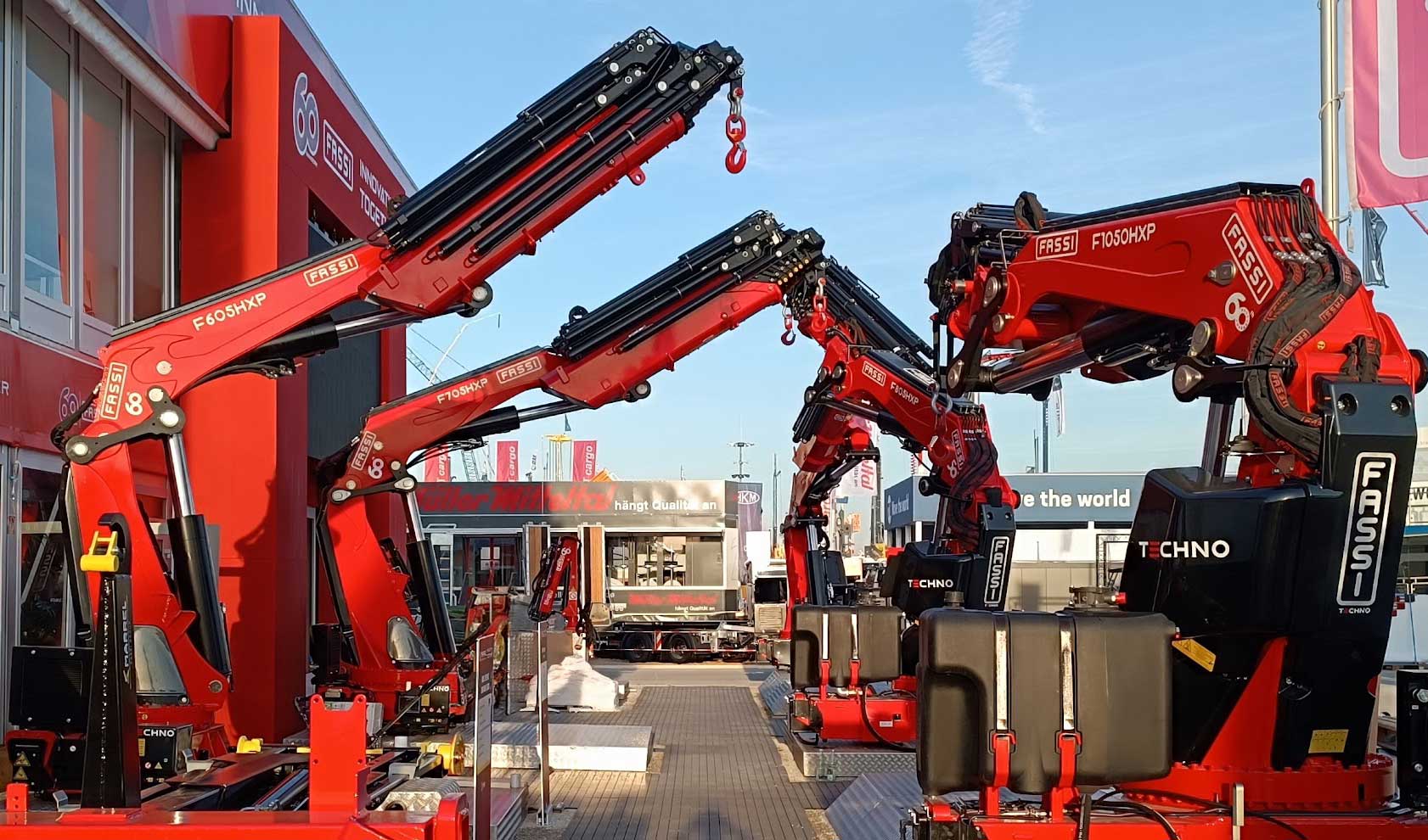 Fassi TECHNO cranes at the Bauma